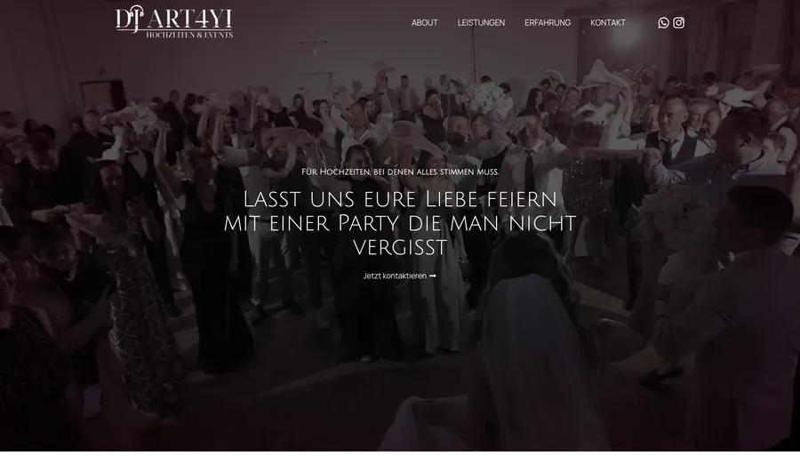 Website DJ Art4yi – Waldbröl